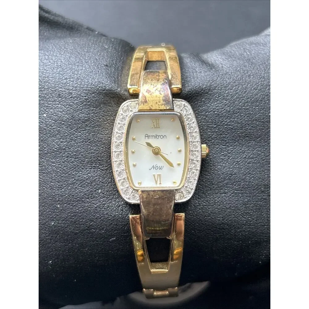 Armitron MOP Dial Gold Tone Women’s Quartz Watch